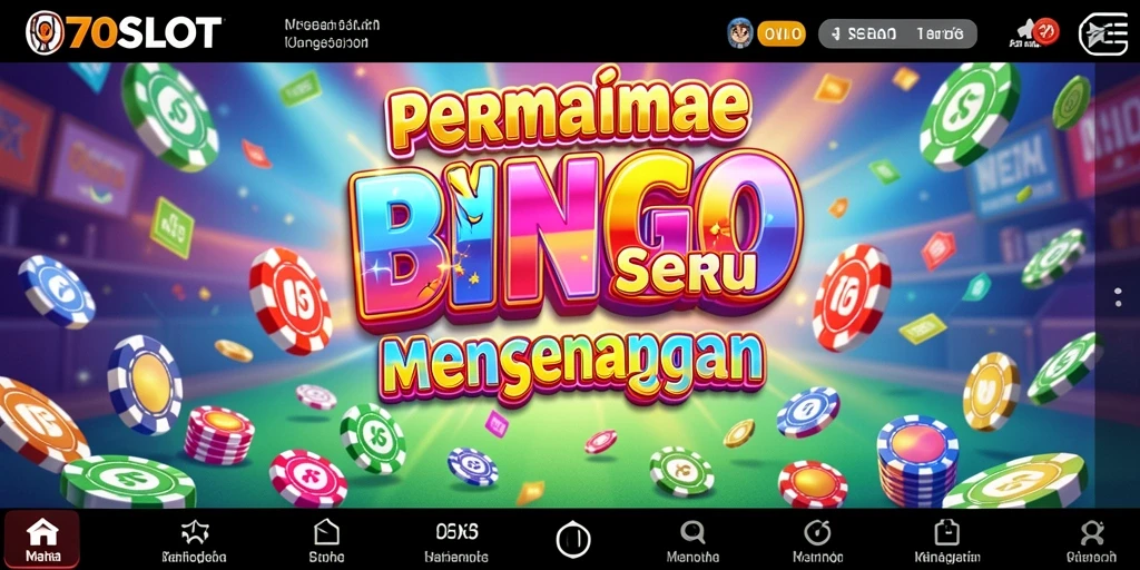Screenshot 070SLOT menampilkan gameplay seru dan interaktif Bingo.