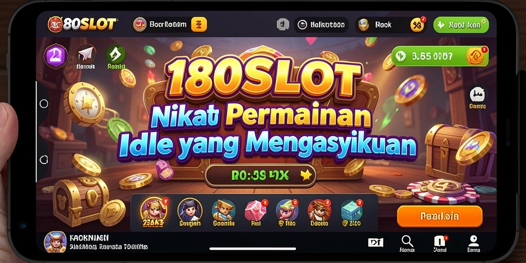 Gameplay seru dan menyenangkan dalam 180SLOT yang cocok untuk pemain Idle.