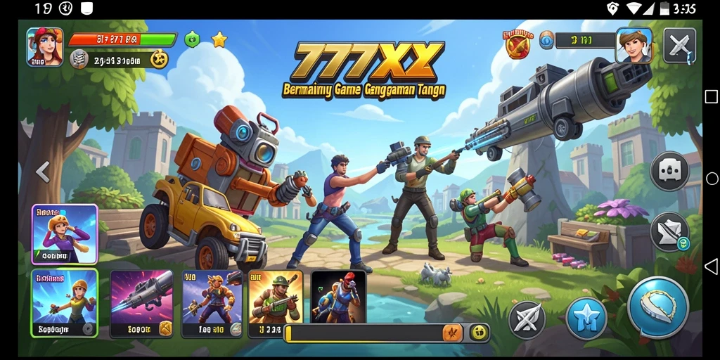 Tampilan gameplay 777ZX yang menarik dan penuh warna.