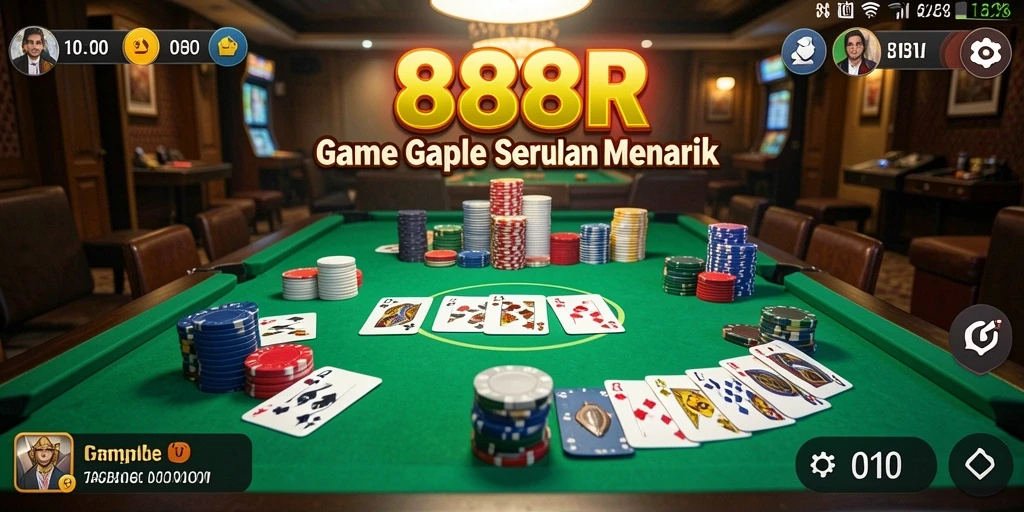 Tampilan screenshot gameplay Gaple yang menarik dan interaktif.