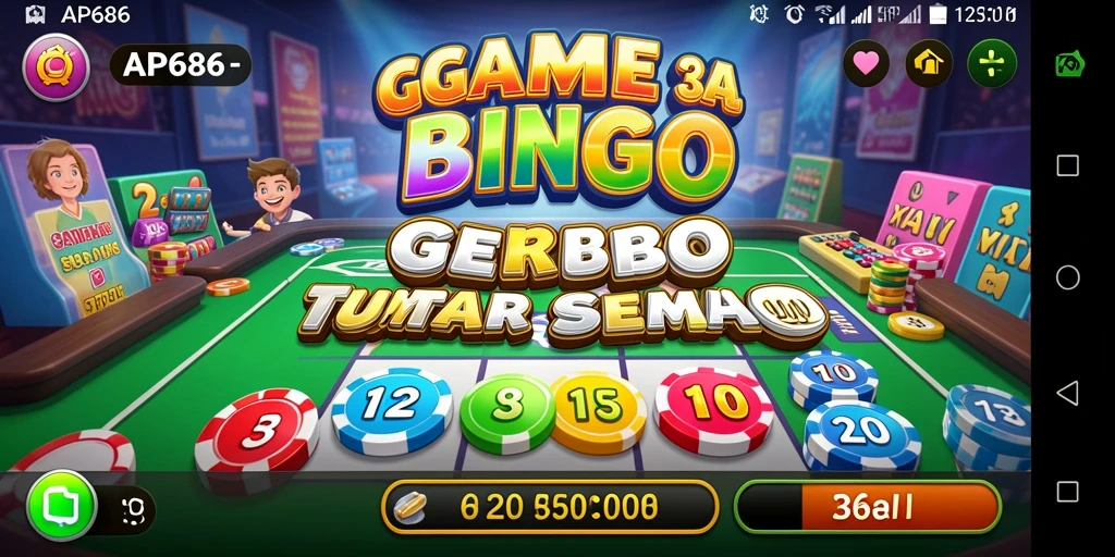 Tampilan menarik dari gameplay Bingo di AP686.