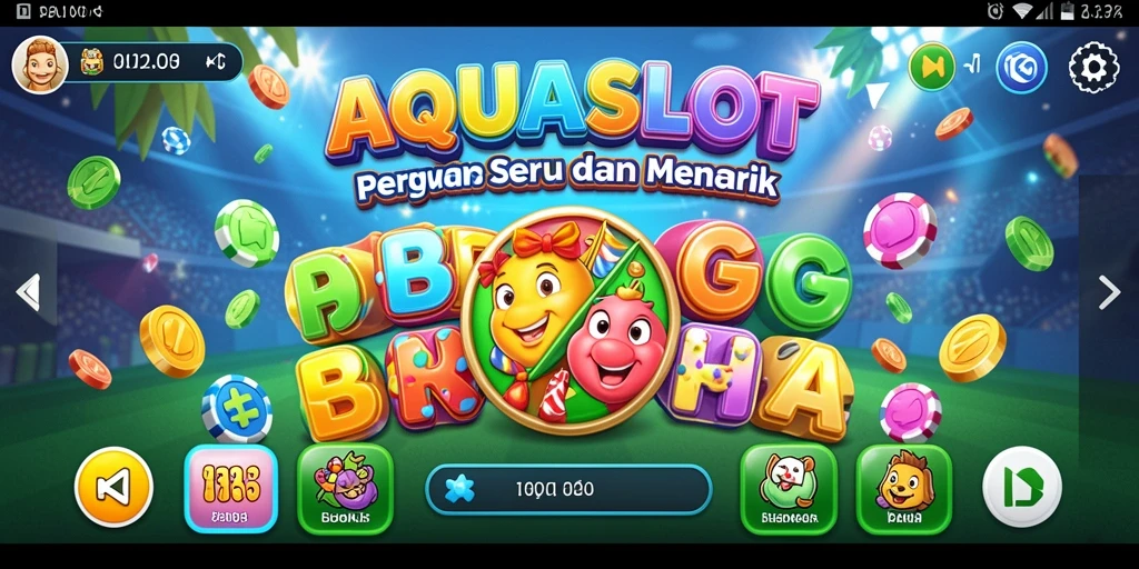 Tampilan menarik dari permainan Bingo AQUASLOT.