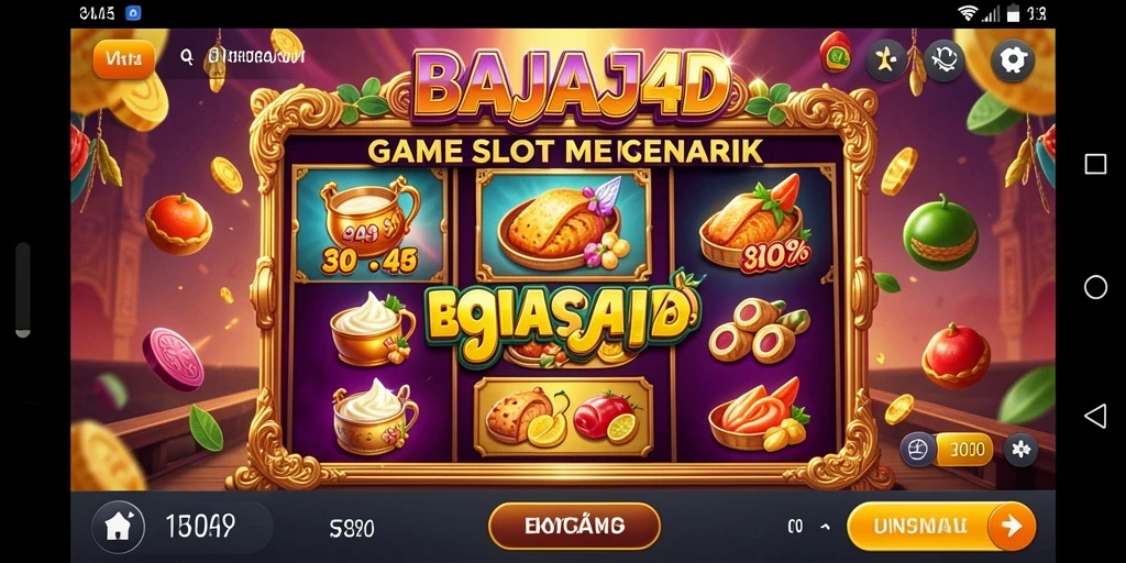 Tampilan gameplay Slot seru dan menarik dari BAJAJ4D.