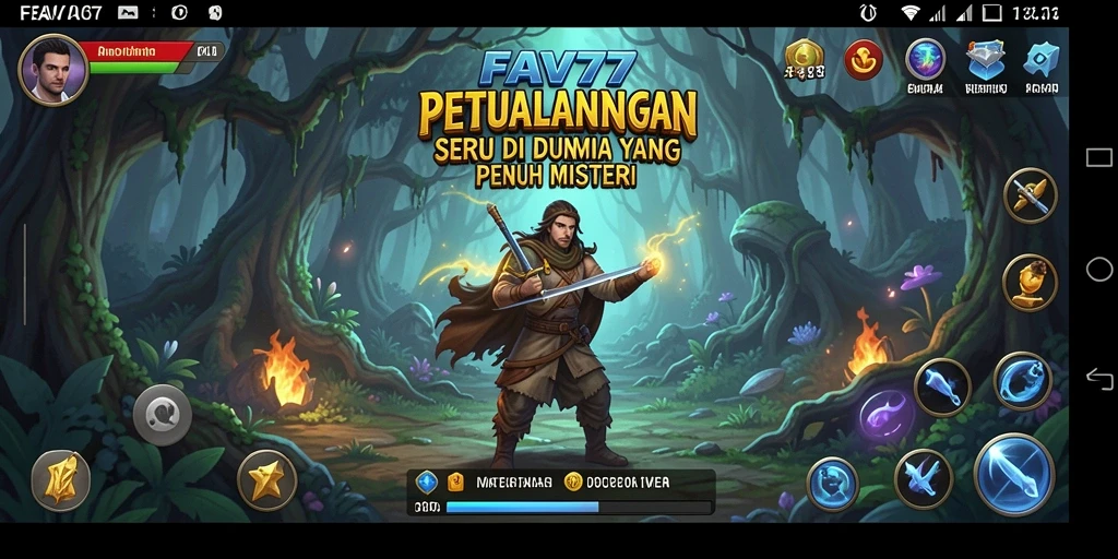 Tampilan gameplay FAV77 yang penuh aksi dan petualangan.