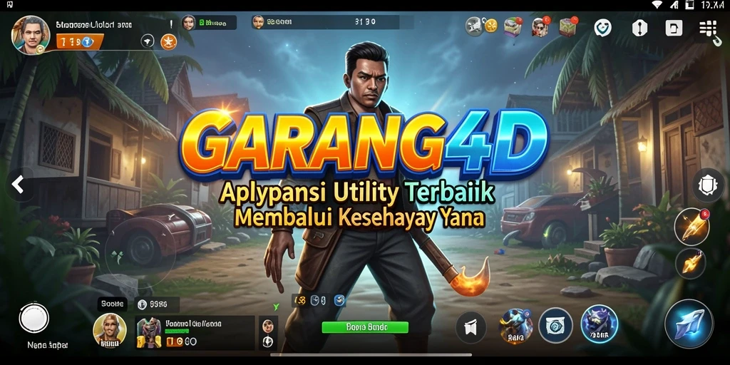 Screenshot menunjukkan antarmuka pengguna GARANG4D yang intuitif.