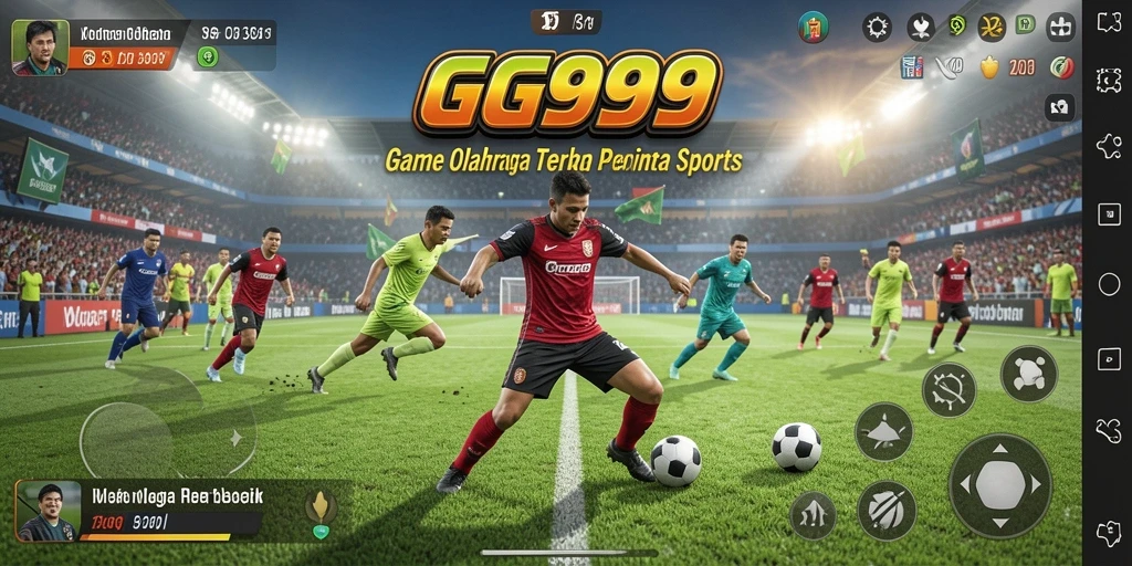 Screenshot gameplay GG999 yang menampilkan suasana kompetisi olahraga.