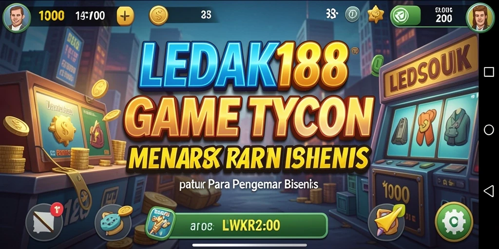 Tampilan gameplay menarik dari LEDAK188 dengan berbagai fitur Tycoon.