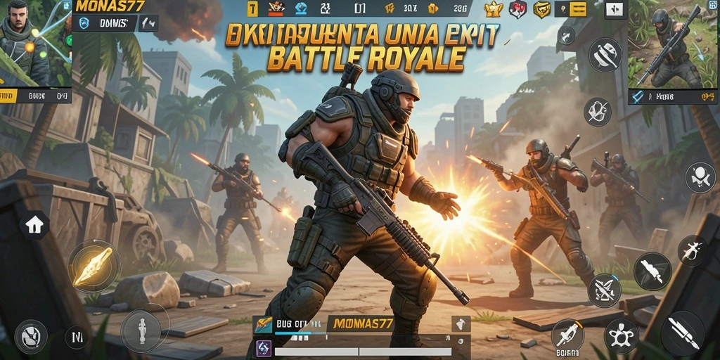 Tampilan gameplay seru di MONAS77 dengan pertarungan memikat.