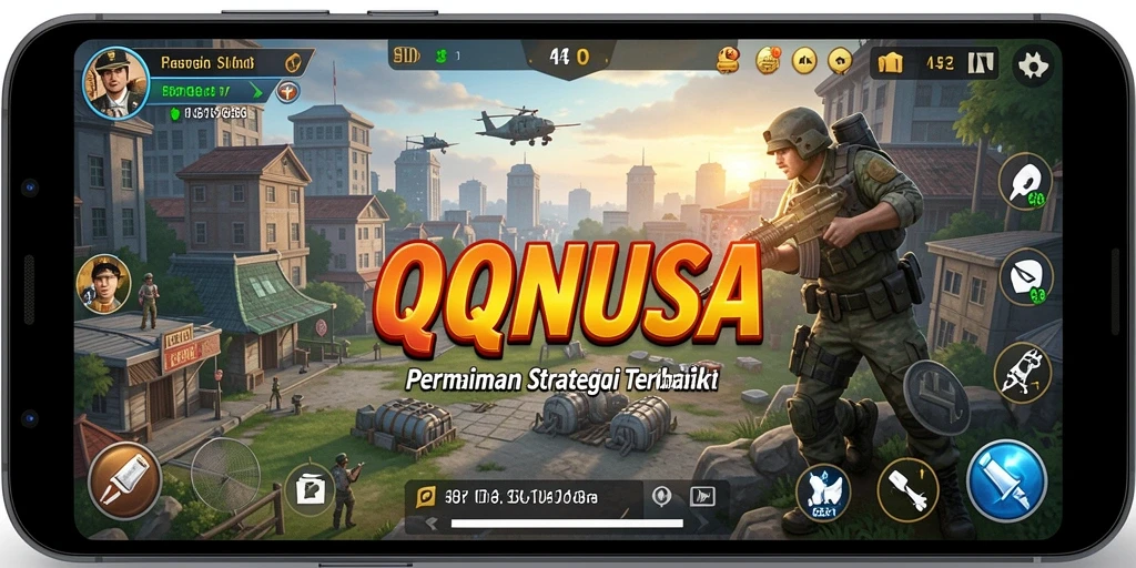 Tangkapan layar gameplay yang mendebarkan dalam QQNUSA.