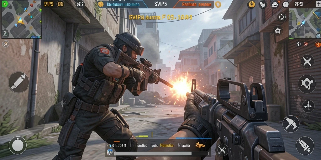 Tampilan menegangkan dalam gameplay SVIP5 yang mendebarkan.