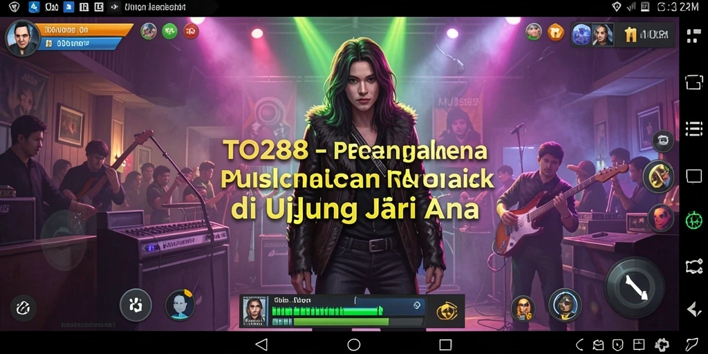 Tampilan gameplay TO288 yang menarik dalam menjelajahi musik.
