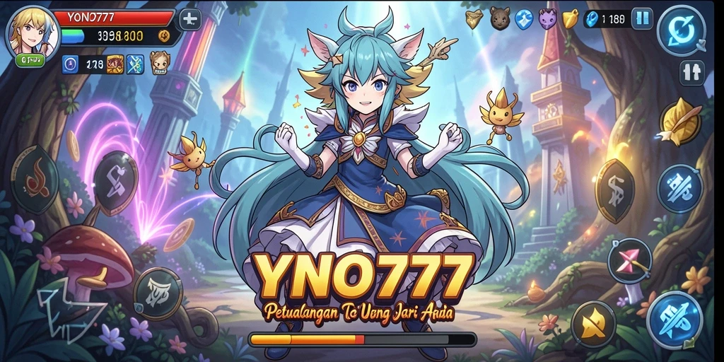 Gameplay seru YONO777 dengan karakter anime yang menawan.